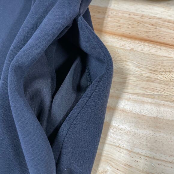 Natori NWT Mia Sanded Jersey Tie-Waist Jumpsuit Size M V-Neck V-Back Black Gray - Picture 9 of 9